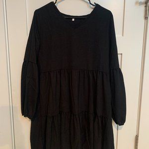 Black Boho Dress